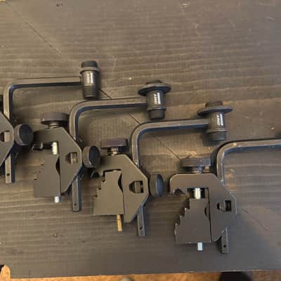 4x Shure A56D Universal Drum Mic Mount Clamp - Black - SET OF 4 image 4
