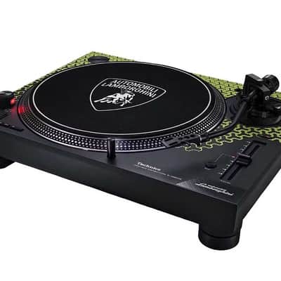Open Box: Technics SL-1200M7BPG Special Edition Lamborghini Direct Drive Turntable System - Green image 1
