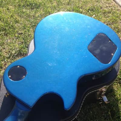 SALE! 1996 Gibson Les Paul GEM Series Sapphire  "1956 Mods" Lindy Fralin P-90s Bumble Bee Caps WOW! image 8
