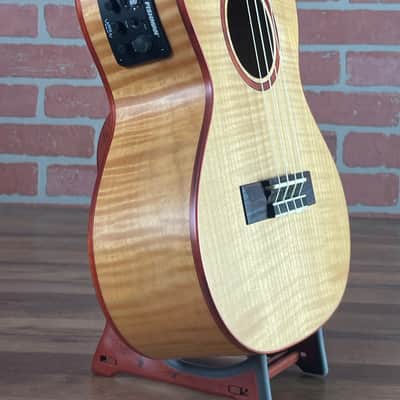 Lanikai Flame Maple Tenor Acoustic-electric Ukulele image 5