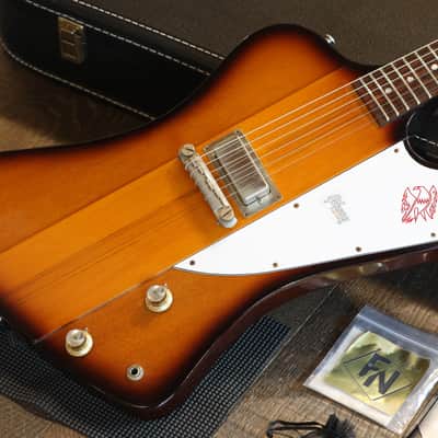 Unplayed! 2019 Gibson Custom Eric Clapton 1964 Firebird I #008 Reverse Headstock Electric Guitar Vintage Sunburst + COA OHSC image 6