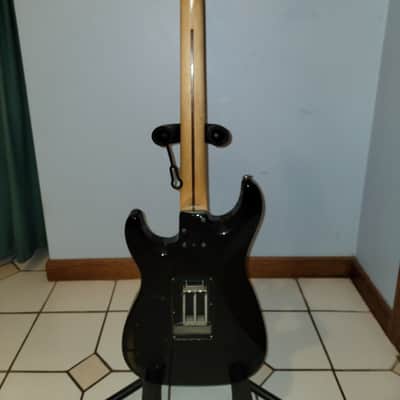 Original Fender MIJ HM Strat HSS with Floyd Rose, Rosewood Fretboard 1989 - 1990 Black image 5