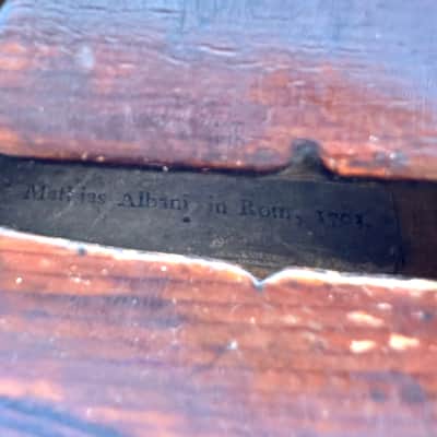 Old Mathias Albani label Violin 4/4 *Watch Video image 5