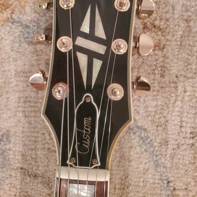 Sekova Les Paul Custom Three Pickup Triple Pickup Black Beauty Pearly Gates 1970s Black / Ebony W Case image 8