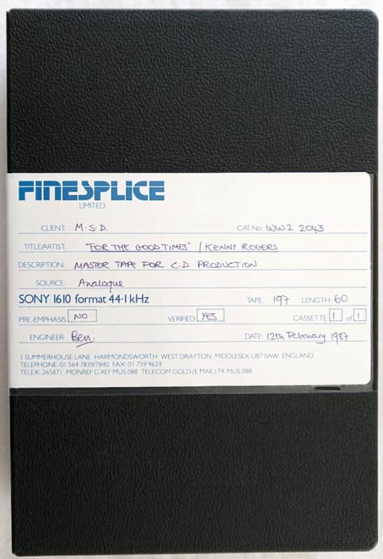 U-Matic Professional Digital Audio Tape 90s - Unknown image 1