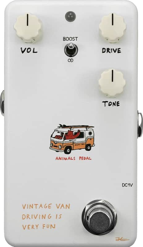 Animals Pedal Vintage Van Driving Is Very Fun V2 Overdrive Effects Pedal image 1