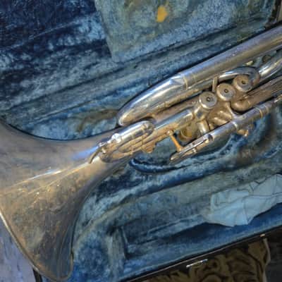 YAMAHA YMP-202M marching mellophone, VGood playing condition image 16