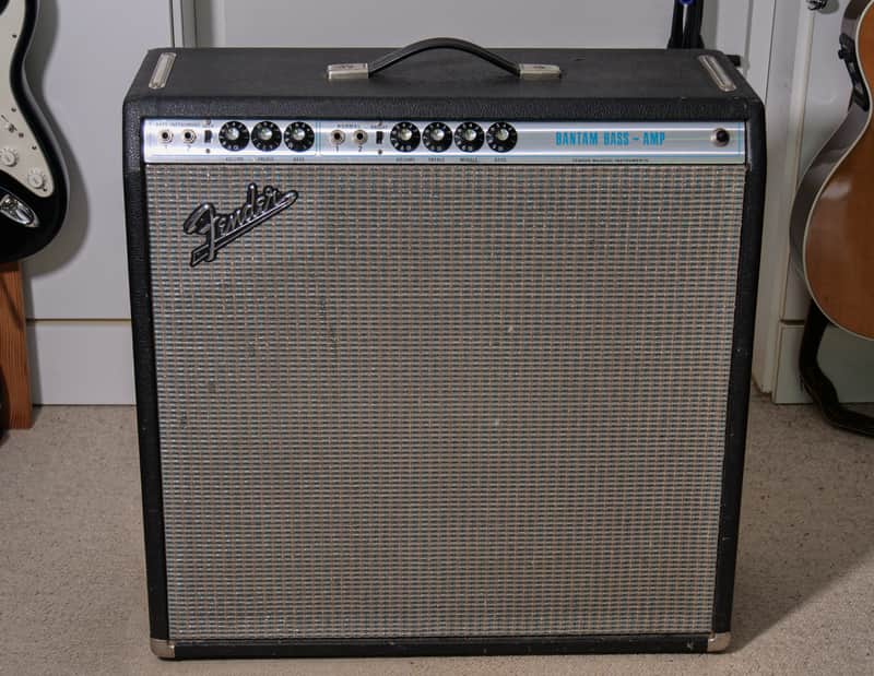 Fender Bantam Bass-Amp - 2-Channel 30-Watt 1x15" Guitar Combo 1969 - 1971 - Silverface image 1