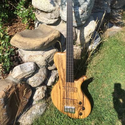 Custom Singlecut Fretless Bass Guitar image 1