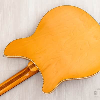 1960s Rickenbacker 375 Vintage Guitar Mapleglo w/ Toaster Tops, Accent Vibrato & Case image 15