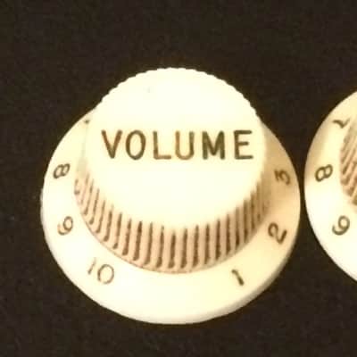 Fender Stratocaster knobs 1962 White image 8