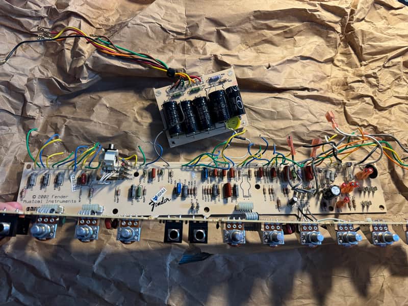 Circuit Board from 65 Fender Deluxe Reverb Reissue image 1
