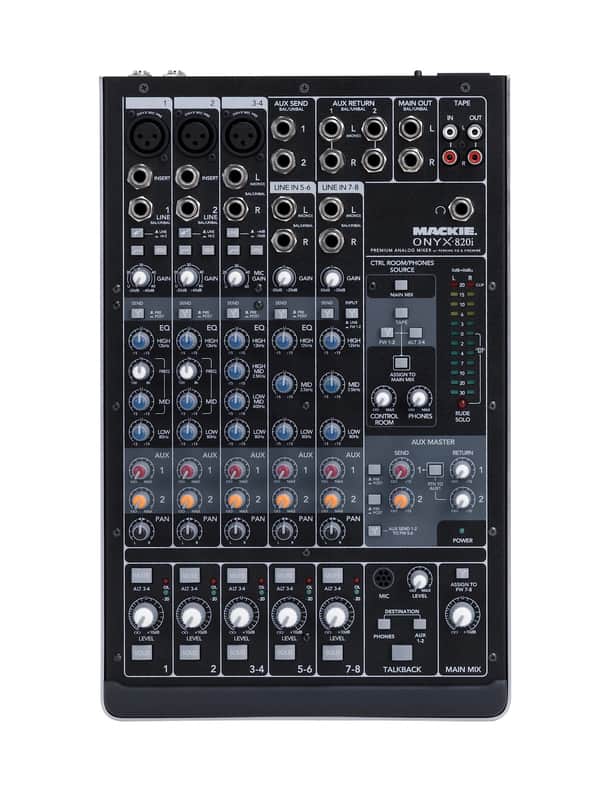 MACKIE ONYX 820i アナログミキサー Mackie Onyx 820i - 8-Channel FireWire Recording Mixer ONYX 820I