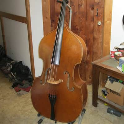 Juzek Double Bass 1940s - Honey Amber image 1