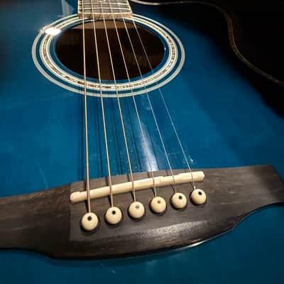 PRS SE A60E Angelus with Fishman Sonitone Pickup 2025 - Present - Cobalt Blue Burst image 4