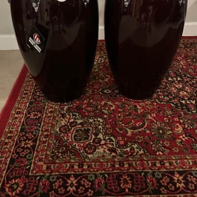 Latin Percussion LP Classic Tumba and Quinto 2023 - Red Wine / Chrome image 1