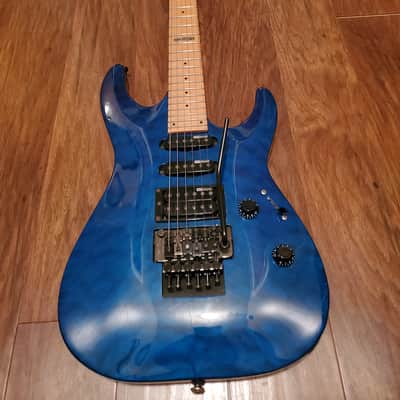 ESP LTD MH-103 QM 2008 - 2018 - See Thru Blue image 1