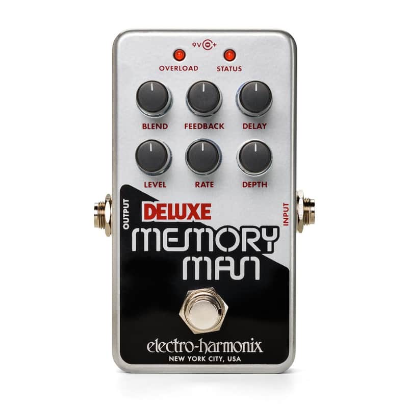 Mint EHX Electro Harmonix Nano Deluxe Memory Man Analog Delay Guitar Effects Pedal image 1