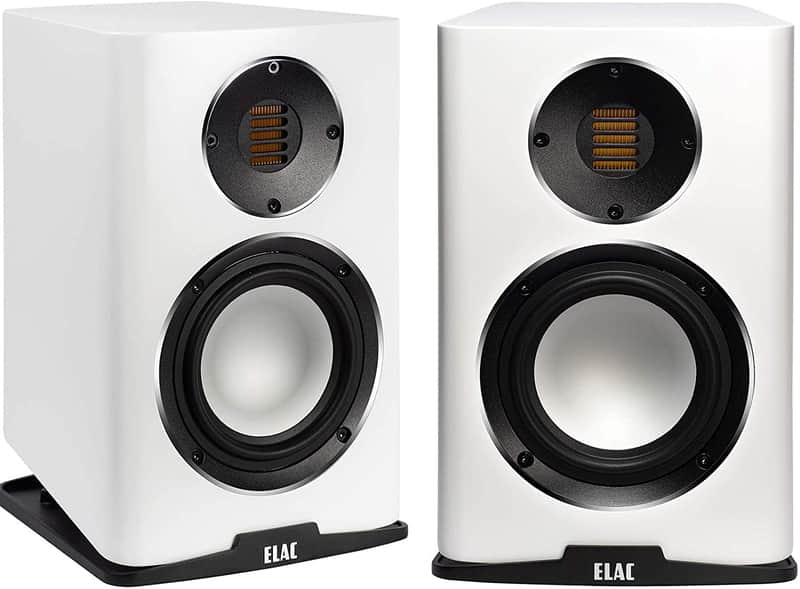 ELAC Carina 5.25" Bookshelf Speakers, Satin White image 1