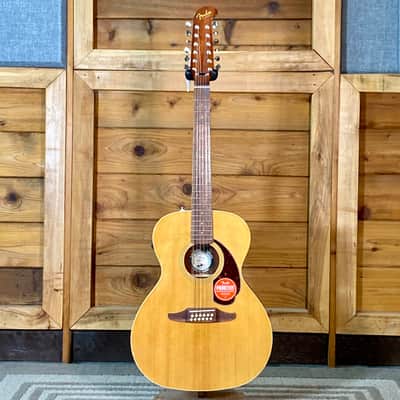 Fender California Series Villager 12-String With Softcase - Aged Natural image 1