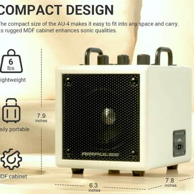 NEW AIRPULSE PHIL JONES BLUETOOTH SPEAKER - AUX/LINE INPUT -MUSIC-GUITAR -35 WATTS image 8