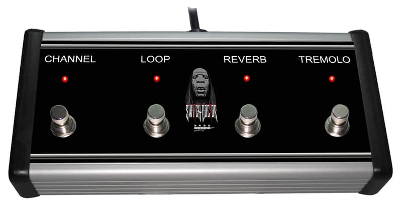 Switch Doctor - Custom 4 Button Replacement Footswitch for Mesa Boogie Tremoverb Amps image 1