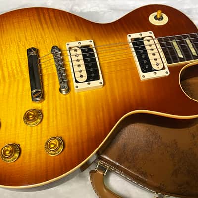 MINT! 2020 Gibson Custom Shop 1958 Les Paul Standard - Iced Tea Burst - Zebra Pick-Ups - Killer Flame Top! - Authorized Dealer - Only 8.1lbs!!! image 5
