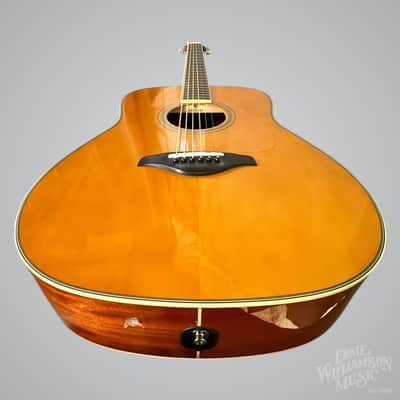 Yamaha FG-TA-VT TransAcoustic Dreadnought Guitar, Vintage Tint image 9