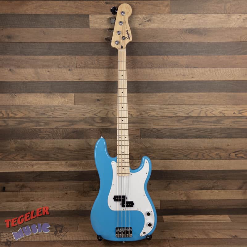 USED-Squier Sonic Precision Bass Excellent Condition, California Blue image 1