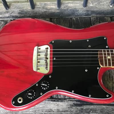 Fender Musicmaster 1978-1980 - Translucent Red image 2