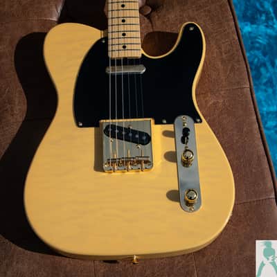 Fender Limited Edition 75th Anniversary 1951 Telecaster Butterscotch Blonde Nitro Finish w/ Quilt Top, Fender Flagship Tokyo Store Exclusive & Super Limited Model image 16