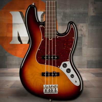Fender American Professional II Jazz Bass Fretless, Rosewood Fingerboard - 3-Color Sunburst image 1