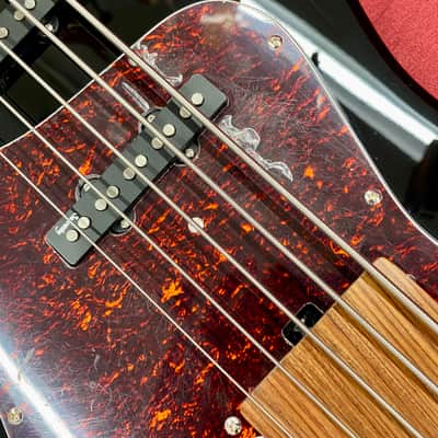 Sadowsky MetroExpress Vintage JJ Bass Fretless, 5-string - Black High Polish image 6