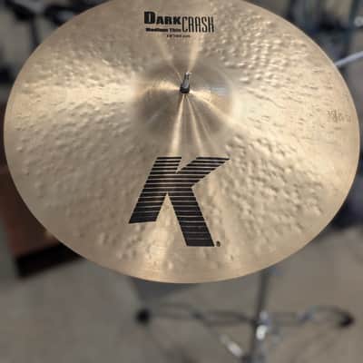 Zildjian 18" K Series Dark Medium Thin Crash Cymbal 1993 - Present - Traditional image 1