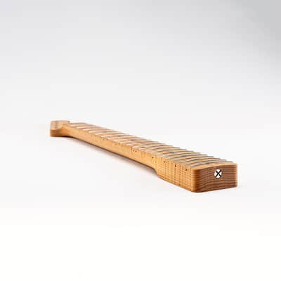 Allparts Select "Licensed by Fender®" AAA+ Roasted Flame Maple "VIN-MOD" Replacement Neck for Telecaster® - Unfinished - Chunky C Shape image 6