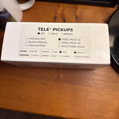 Lindy Fralin Steel Pole #42 PICKUP SET 2020 - Gold image 1