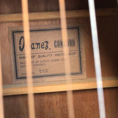 70’s Ibanez Concord 752 “Black Beauty” Harmony Sovereign Deluxe 1264 image 4
