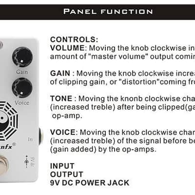 Demonfx Zdrive Overdrive Full punch and clarity Guitar Effect Pedal image 5
