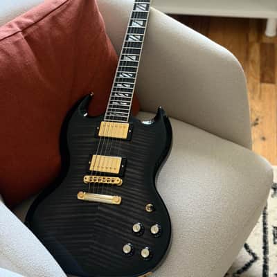 Gibson SG Supreme 2023 - Translucent Ebony Burst image 2