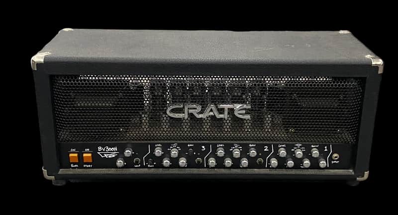 Crate BV300H Blue Voodoo 300-Watt powerhouse Guitar/Bass amp * Made at the old Ampeg factory in St. Louis, USA * Excellent condition, from our showroom! * comes with original manual * imagen 1