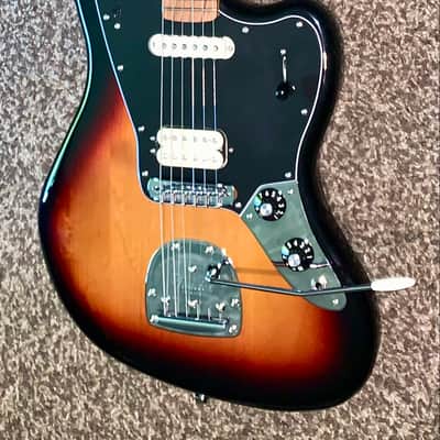 2022 Fender Player Jaguar HS with   Pau Ferro Fretboard electric guitar locking tuners ohsc image 1