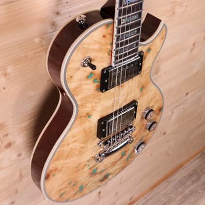 Schecter Solo-II Custom Electric Guitar - Ebony Fingerboard, Gloss Natural image 3