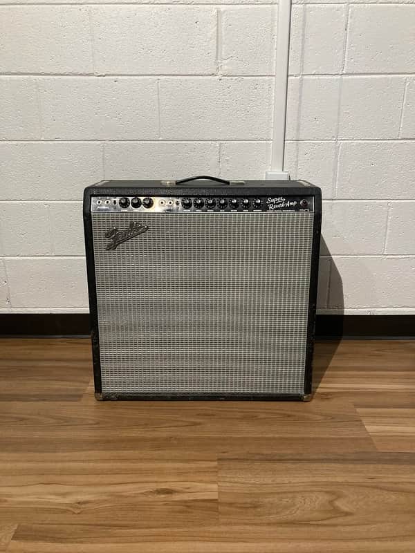 Immagine Fender Super Reverb 2-Channel 40-Watt 4x10" Guitar Combo 1963 - 1967 - Black Panel - 1