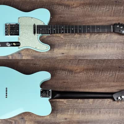 MyDream Partcaster Custom Built - Sonic Blue Wenge Dreamsongs image 1