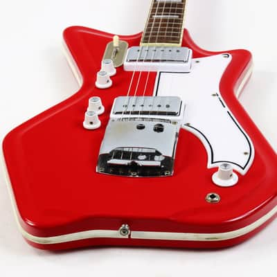 1960s Airline National Res-o-Glass JB Hutto Red Guitar Valco Supro Jack White Stripes image 17