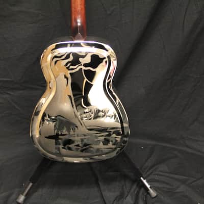 Fender FR-55 Hawaiian Resonator Chrome image 4