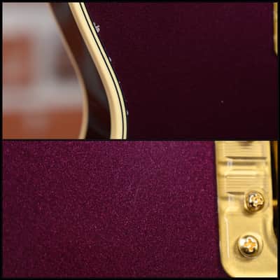 Gretsch Professional Collection Broadkaster Jr. LX Center Block w/String-Thru Bigsby Blackberry 2026 w/OHSC (B-Stock) image 10
