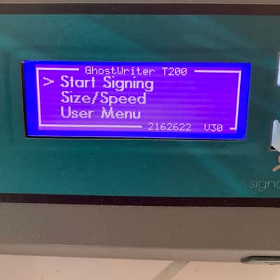 Ghostwriter T-200 2016 autograph machine Signature autopen image 5