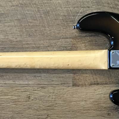 Valley Guitars Warmoth Custom Shop PJ Transparent Black Sunburst Finish Flamed Top Electric Bass Guitar image 13