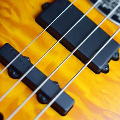 Lakland Skyline Series 44-02 Deluxe - Sunburst, Rosewood Fingerboard image 10